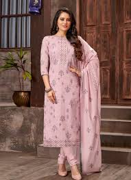 Embroidered Churidar Suits
